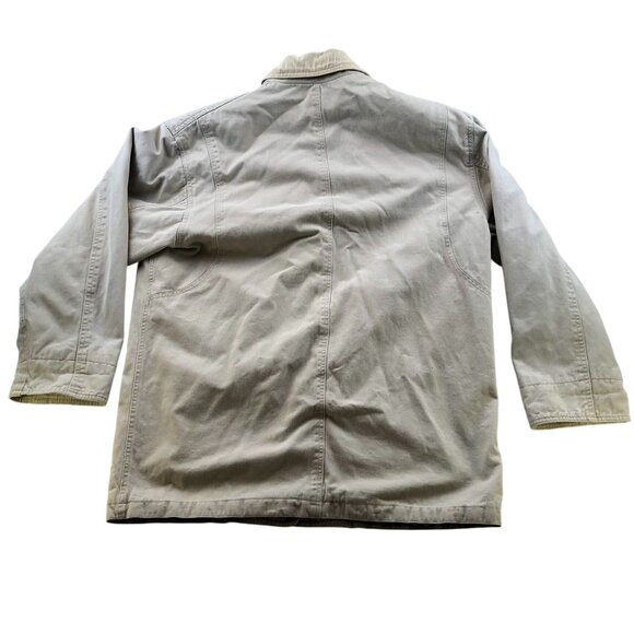 Brandon Thomas Mens Shirt Jacket Medium Corduroy Shacket Button Up Beige Casual - Picture 2 of 9